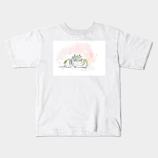 Green ghost crab Kids T-Shirt